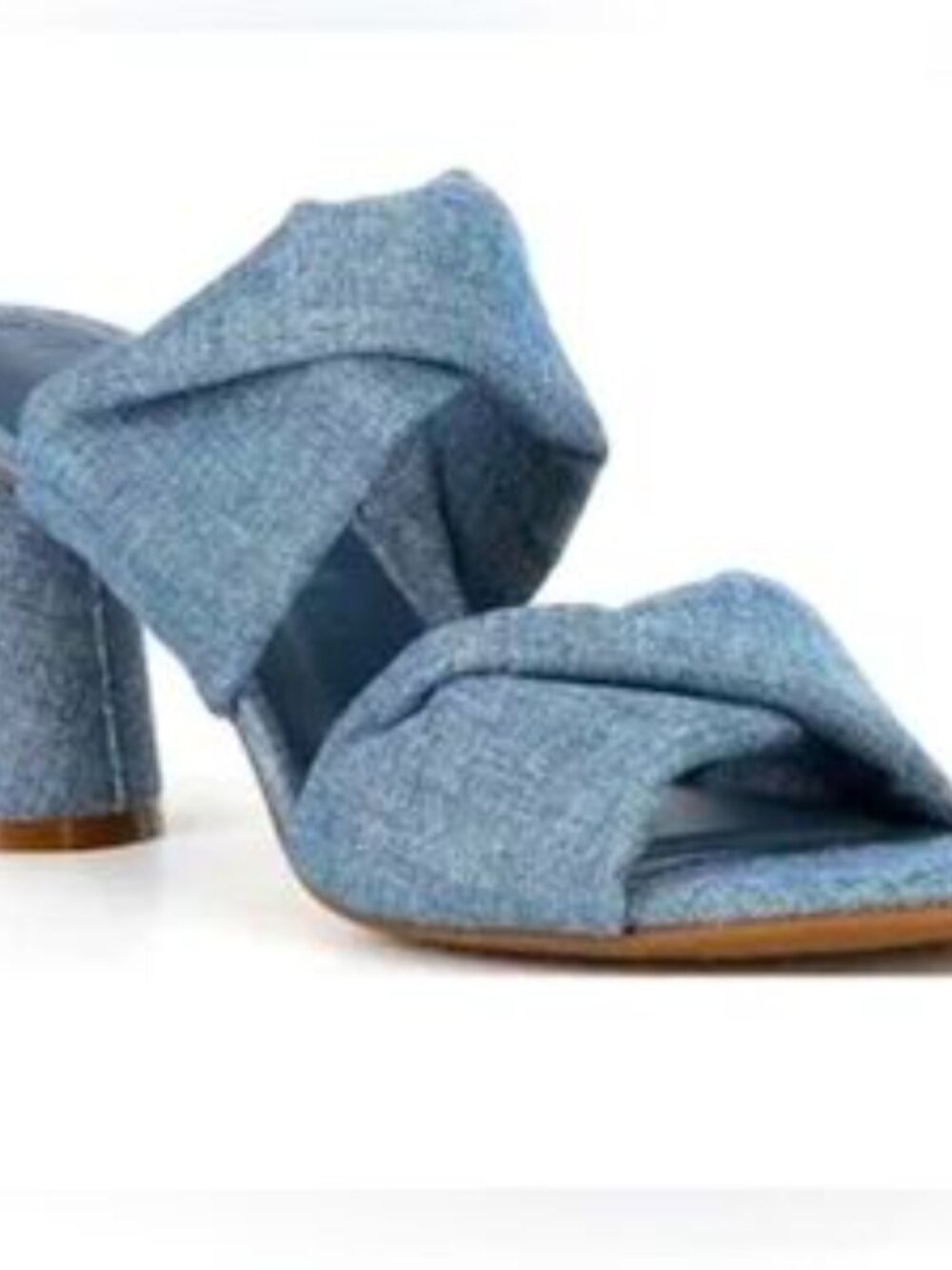 Gianni Bini Blue Denim Sandals